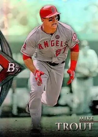 2014 Bowman Platinum #2 - Mike Trout - Los Angeles Angels