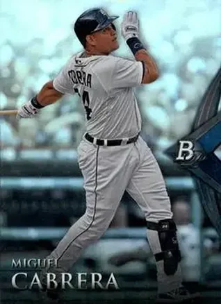 2014 Bowman Platinum #6 - Miguel Cabrera - Detroit Tigers