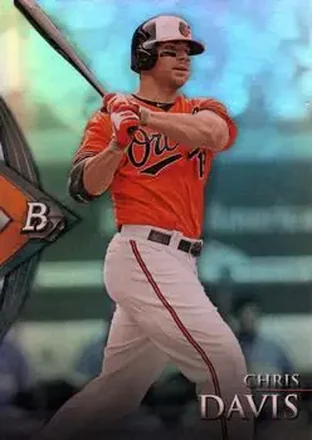 2014 Bowman Platinum #9 - Chris Davis - Baltimore Orioles