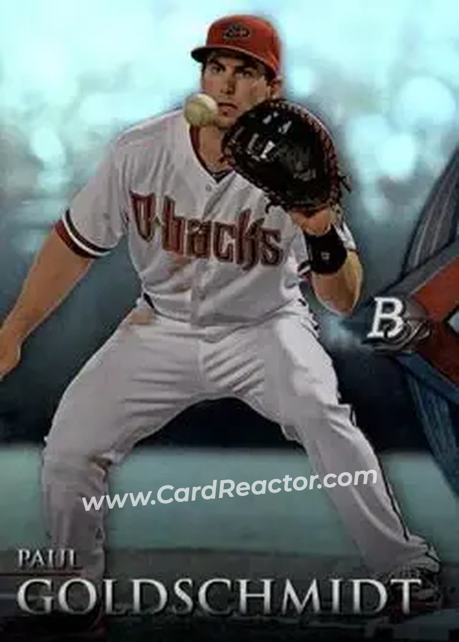 2014 Bowman Platinum #10 - Paul Goldschmidt - Arizona Diamondbacks - Front 2014 Bowman Platinum #10 - Paul Goldschmidt - Arizona Diamondbacks - Front