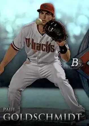 2014 Bowman Platinum #10 - Paul Goldschmidt - Arizona Diamondbacks