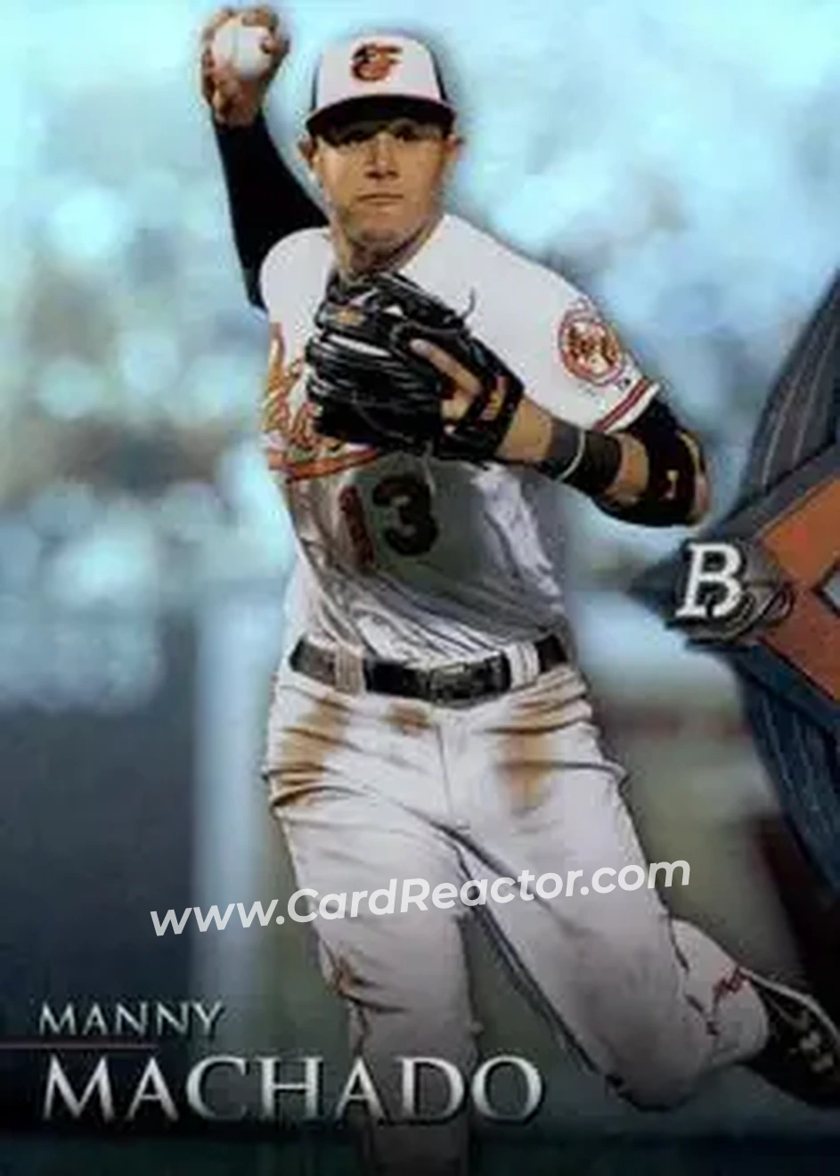 2014 Bowman Platinum #11 - Manny Machado - Baltimore Orioles - Front