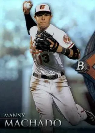 2014 Bowman Platinum #11 - Manny Machado - Baltimore Orioles