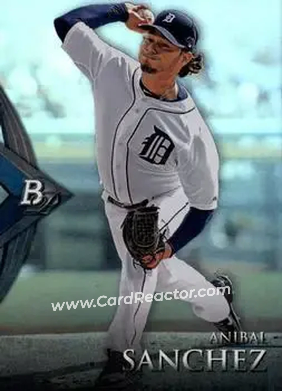2014 Bowman Platinum #14 - Anibal Sanchez - Detroit Tigers - Front