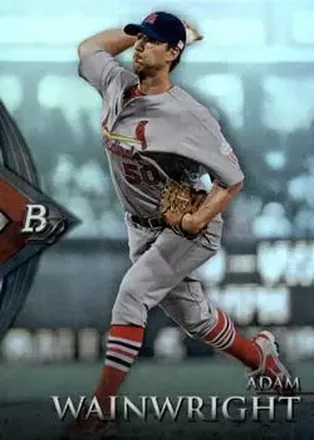 2014 Bowman Platinum #15 Adam Wainwright