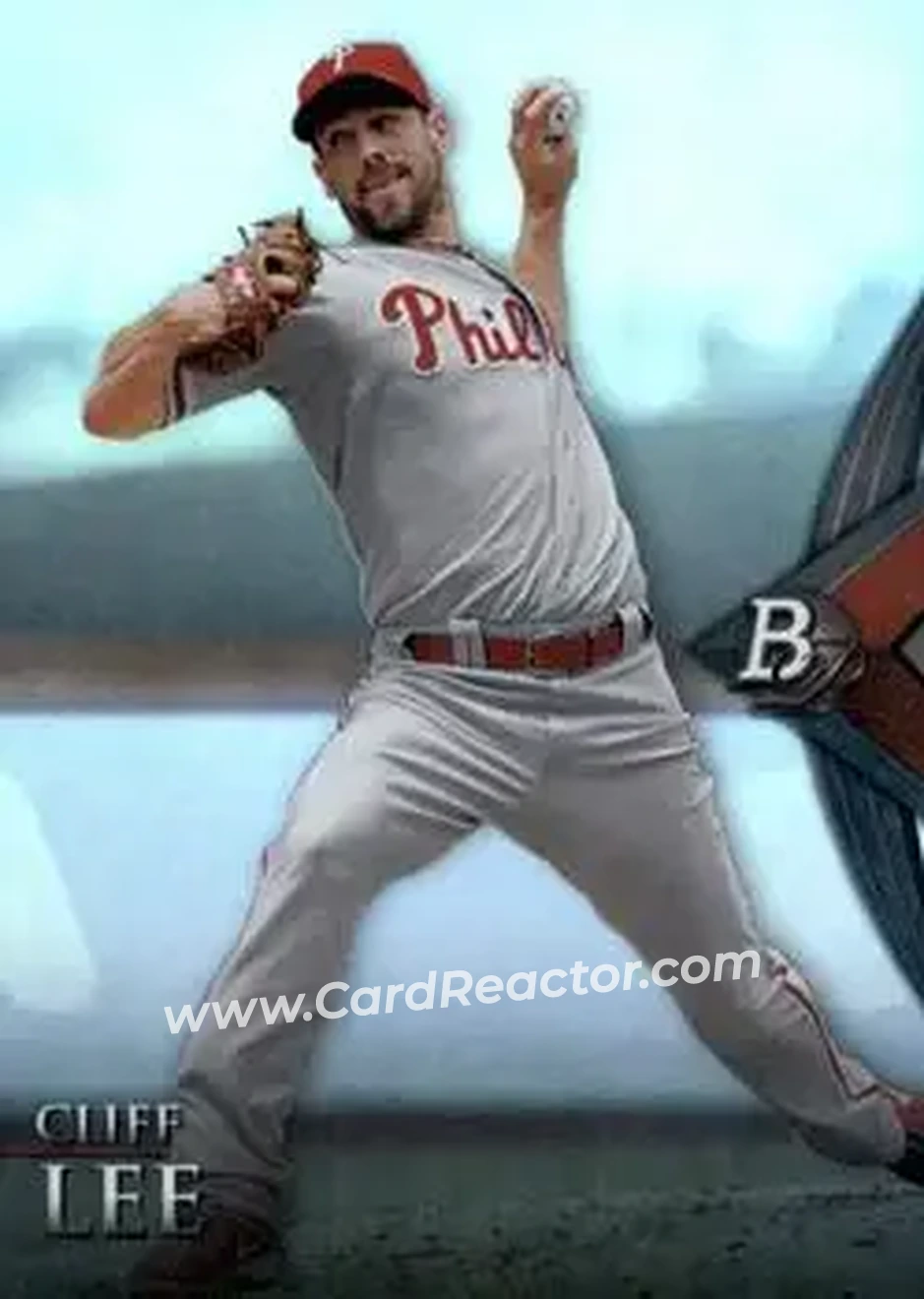 2014 Bowman Platinum #18 - Cliff Lee - Philadelphia Phillies - Front