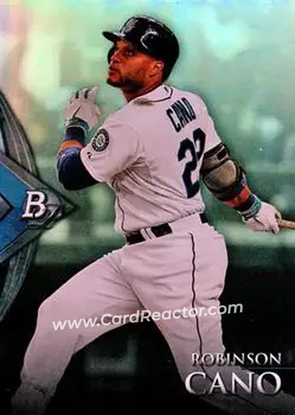 2014 Bowman Platinum #22 - Robinson Cano - Seattle Mariners - Front