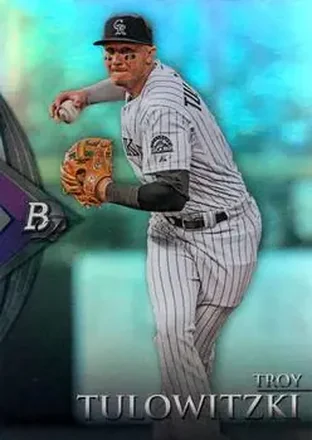 2014 Bowman Platinum #24 Troy Tulowitzki