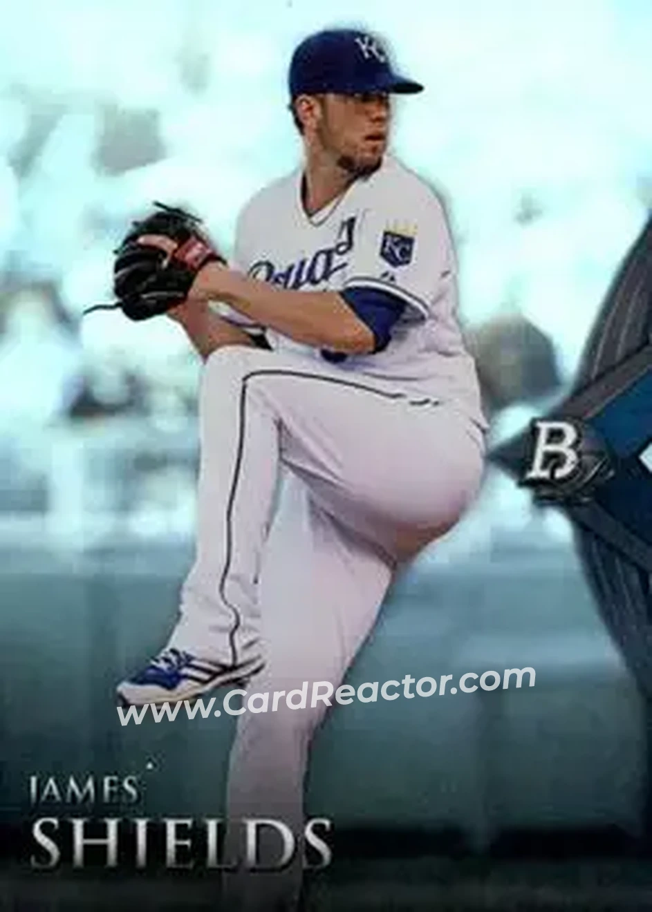 2014 Bowman Platinum #27 - James Shields - Kansas City Royals - Front