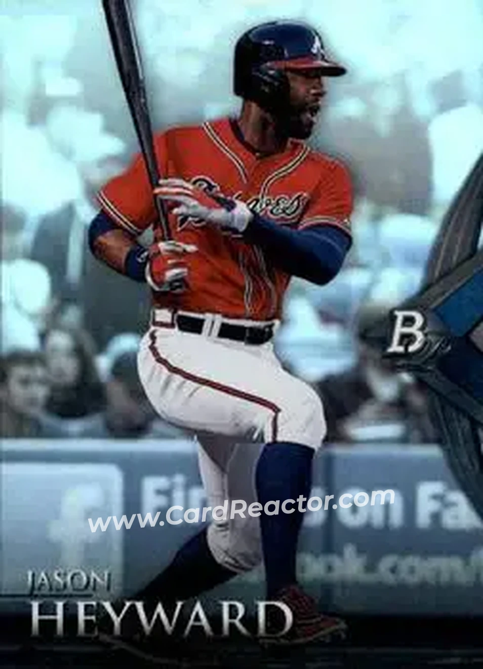 2014 Bowman Platinum #30 - Jason Heyward - Atlanta Braves - Front 2014 Bowman Platinum #30 - Jason Heyward - Atlanta Braves - Front