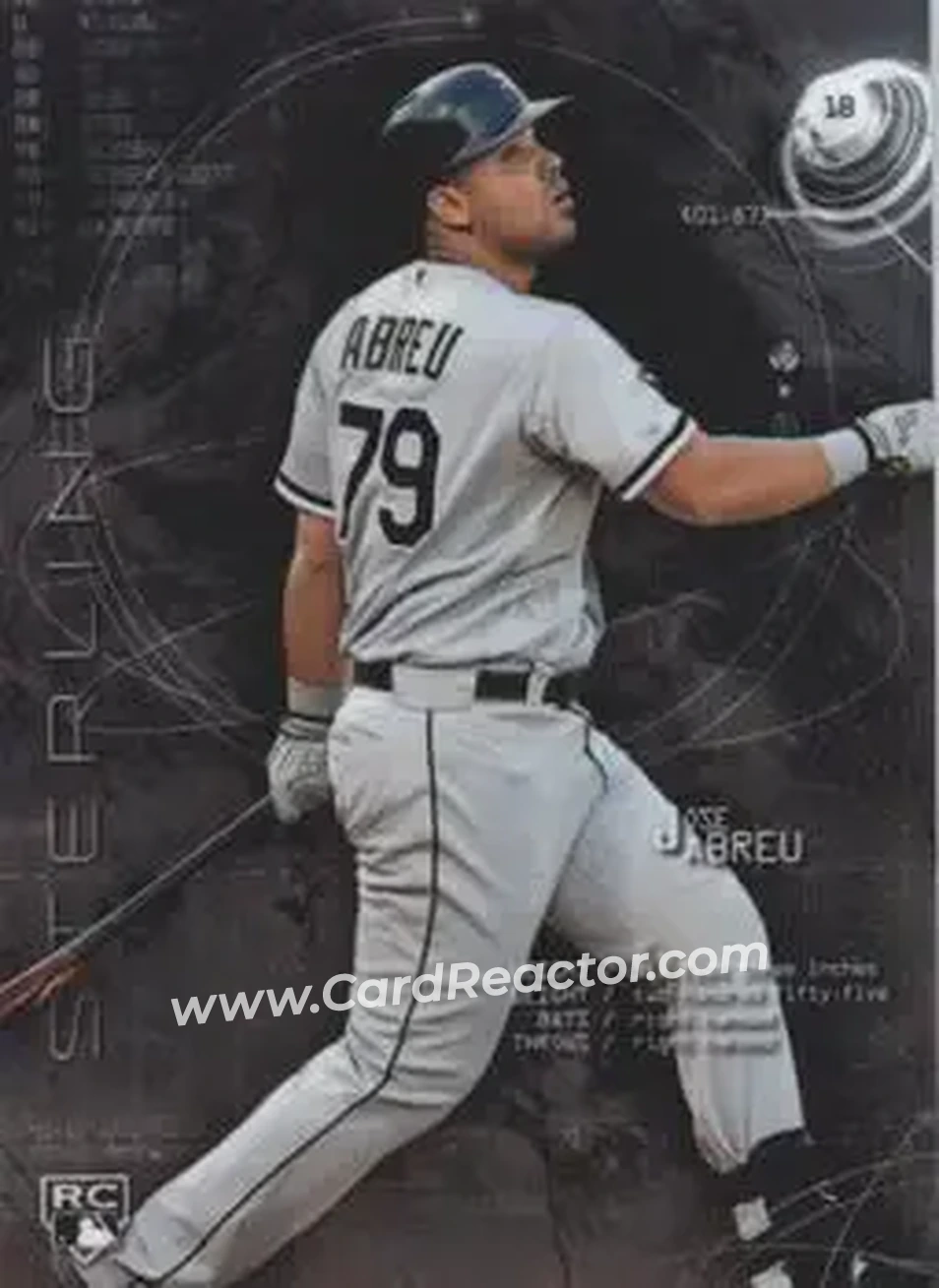 2014 Bowman Sterling #1 - Jose Abreu - Chicago White Sox - Front 2014 Bowman Sterling #1 - Jose Abreu - Chicago White Sox - Front