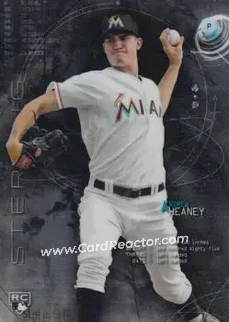 2014 Bowman Sterling #3 - Andrew Heaney - Miami Marlins - Front