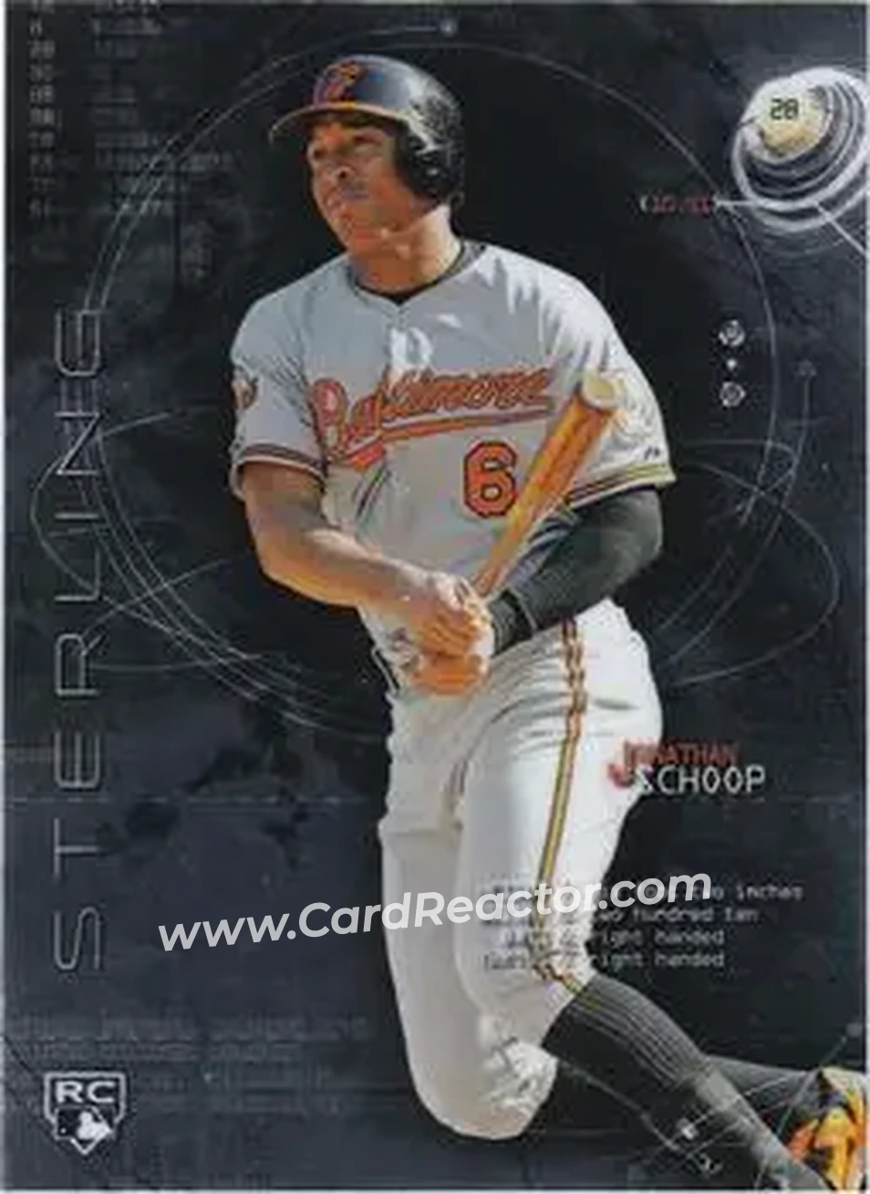 2014 Bowman Sterling #21 - Jonathan Schoop - Baltimore Orioles - Front