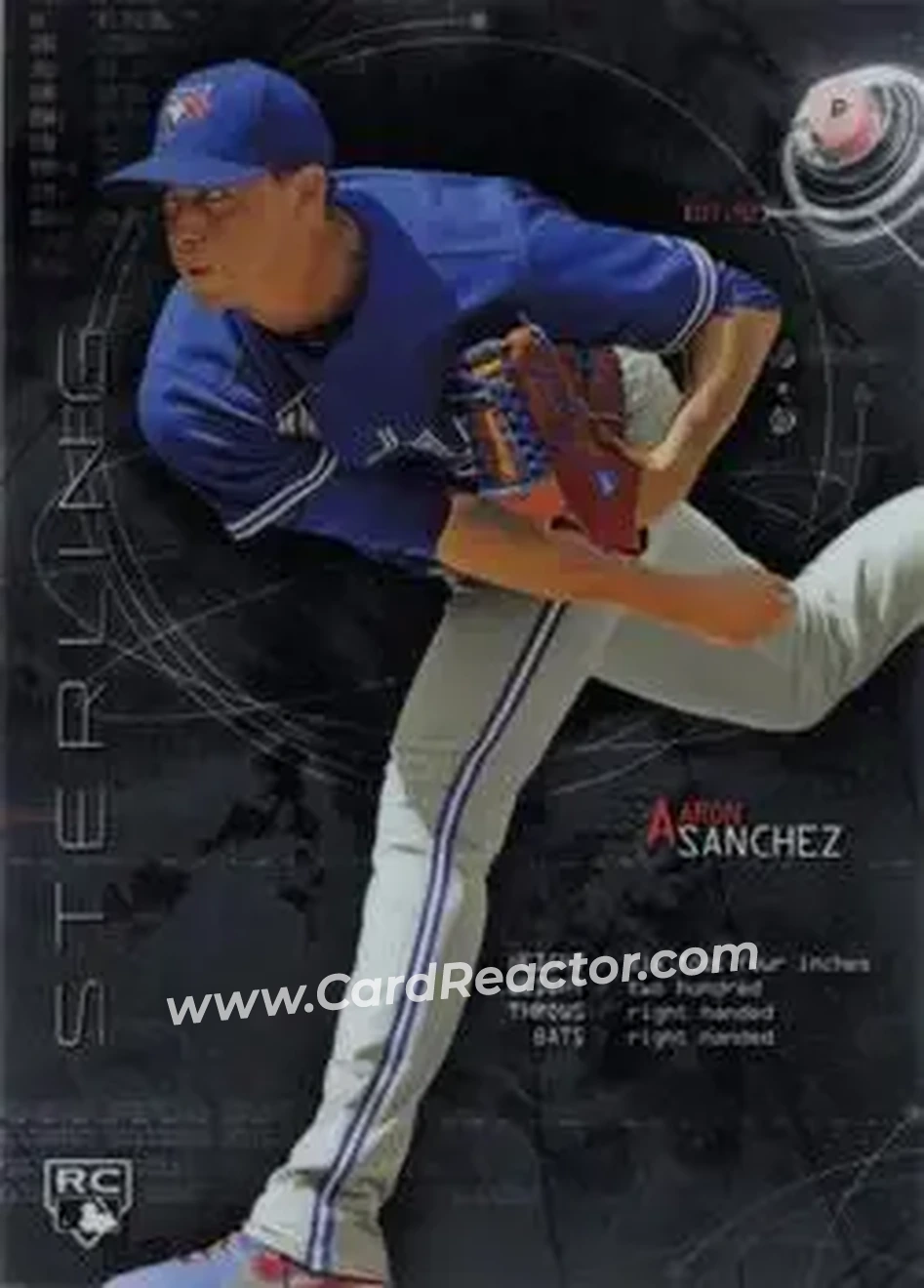 2014 Bowman Sterling #33 - Aaron Sanchez - Toronto Blue Jays - Front