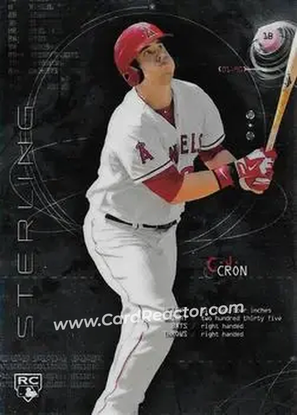 2014 Bowman Sterling #41 - C.J. Cron - Los Angeles Angels - Front