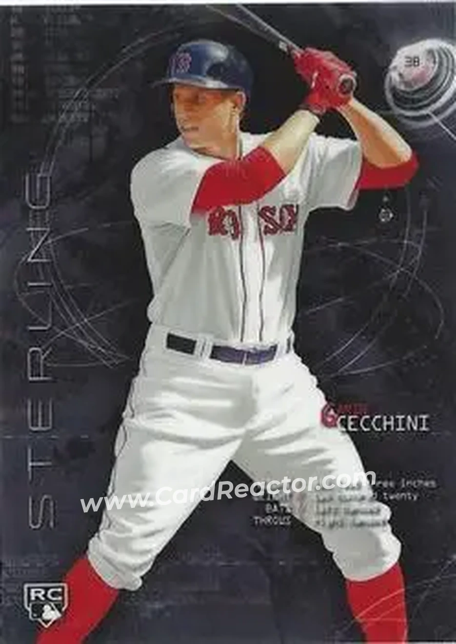 2014 Bowman Sterling #49 - Garin Cecchini - Boston Red Sox - Front