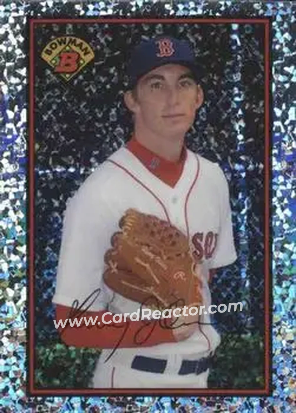 2014 Bowman Sterling - 1989 Bowman is Back Silver Diamond Refractor #89BIB-HO - Henry Owens - Boston Red Sox - Back