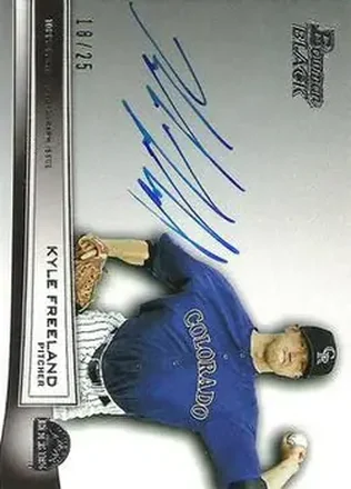 2014 Bowman Sterling - Bowman Black Collection Autographs #BBC-KF - Kyle Freeland - Colorado Rockies