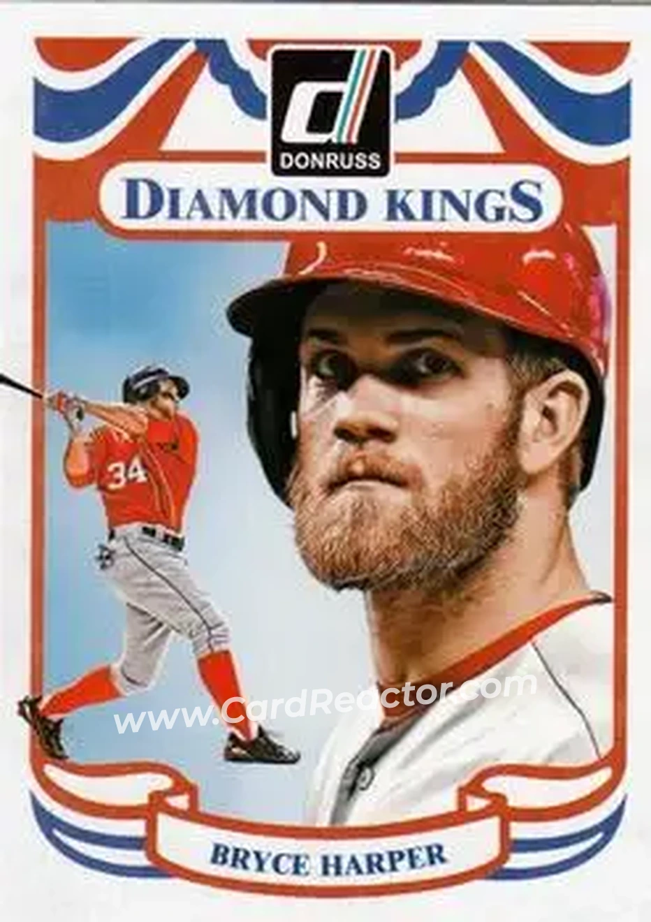 2014 Donruss #1 - Bryce Harper - Washington Nationals - Front 2014 Donruss #1 - Bryce Harper - Washington Nationals - Front