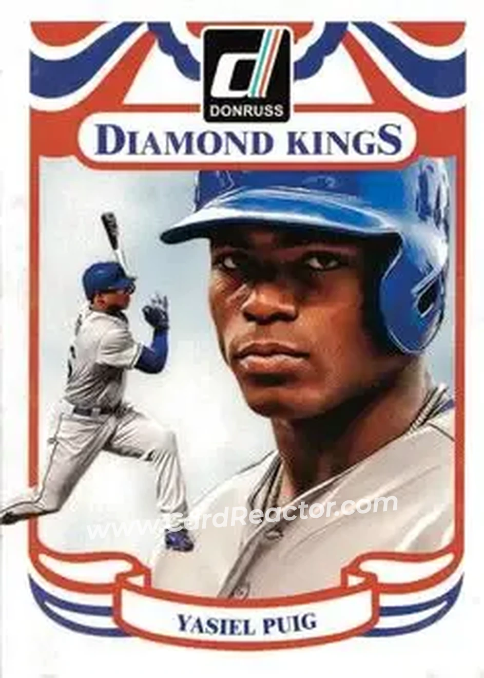 2014 Donruss #4 - Yasiel Puig - Los Angeles Dodgers - Front