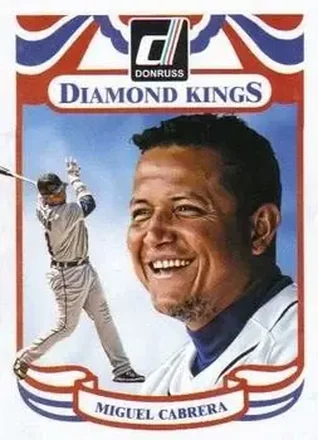 2014 Donruss #9 - Miguel Cabrera - Detroit Tigers