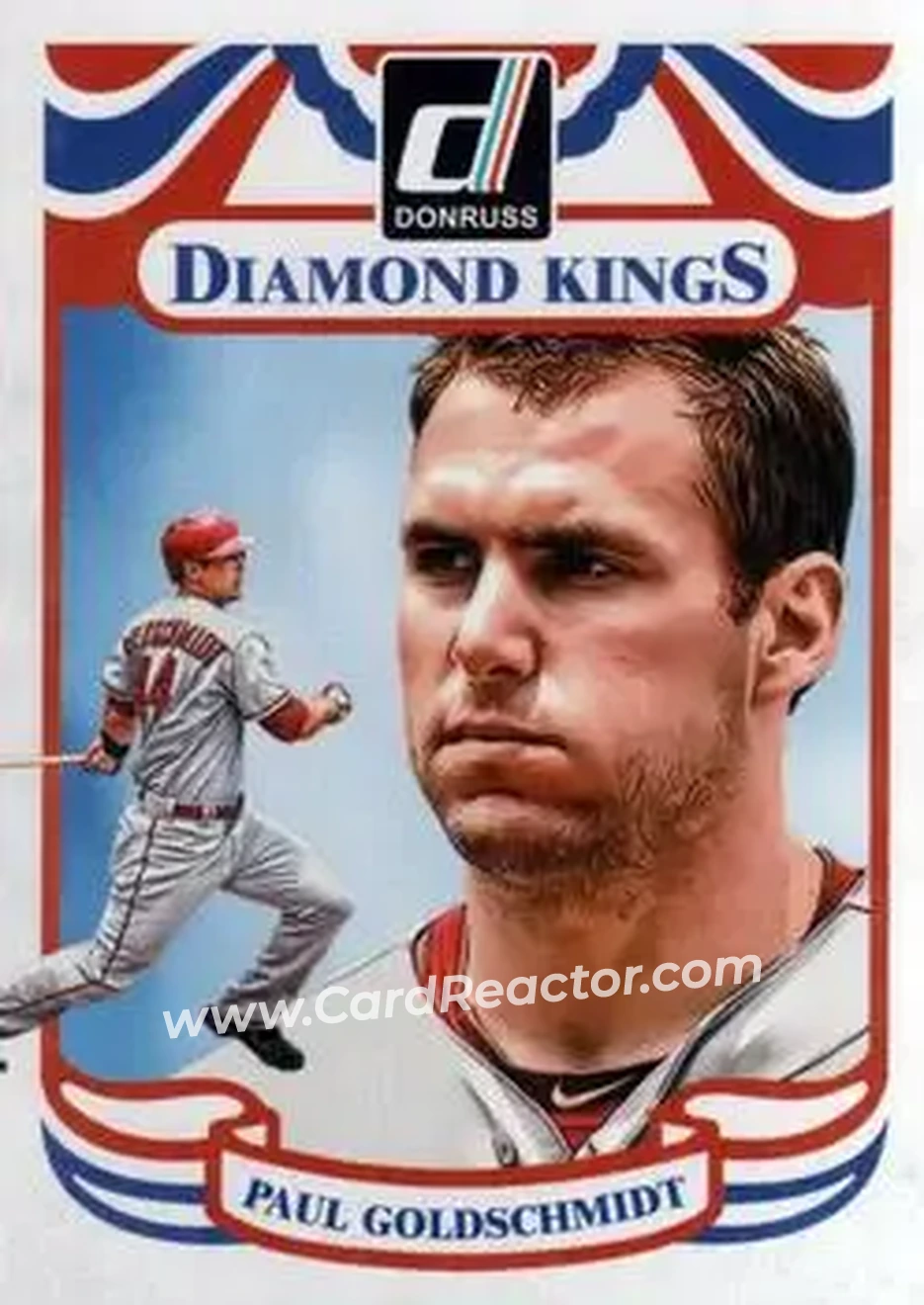 2014 Donruss #11 - Paul Goldschmidt - Arizona Diamondbacks - Front
