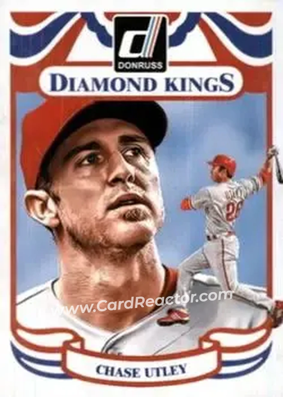 2014 Donruss #19 - Chase Utley - Philadelphia Phillies - Front 2014 Donruss #19 - Chase Utley - Philadelphia Phillies - Front