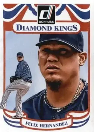 2014 Donruss #28 - Felix Hernandez - Seattle Mariners