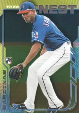 2014 Finest #3 - Luis Sardinas - Texas Rangers