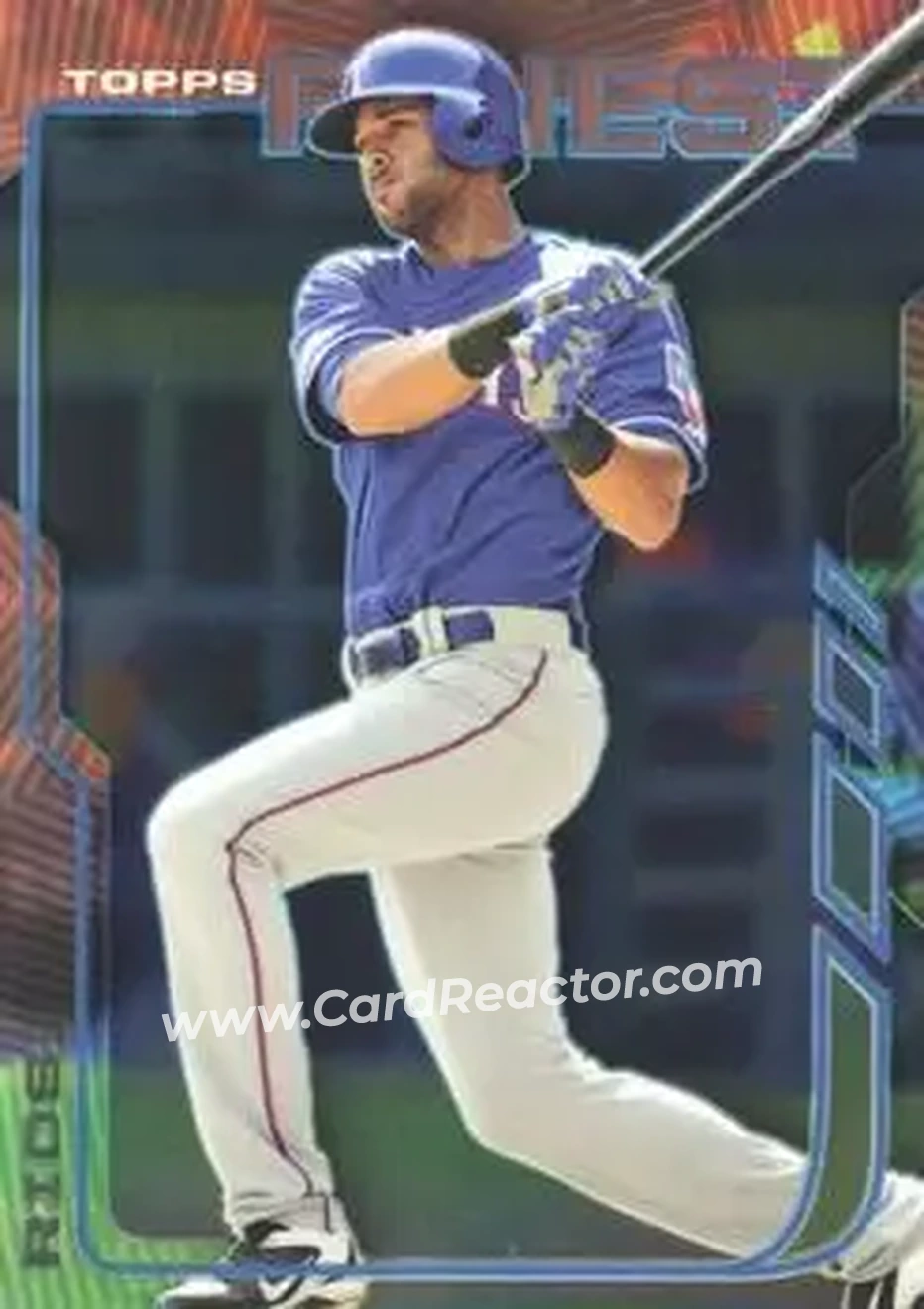 2014 Finest #4 - Alex Rios - Texas Rangers - Front