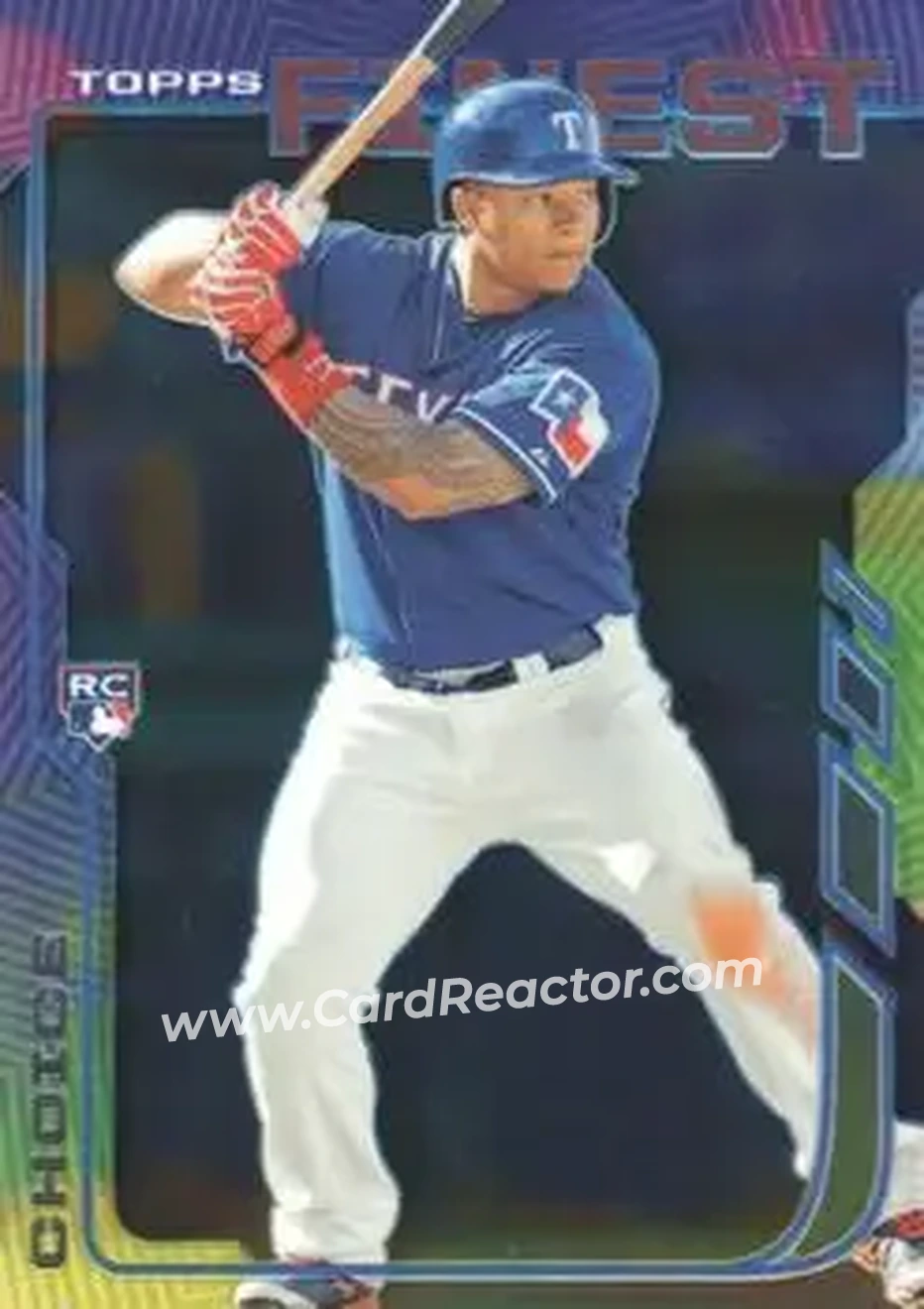 2014 Finest #6 - Michael Choice - Texas Rangers - Front
