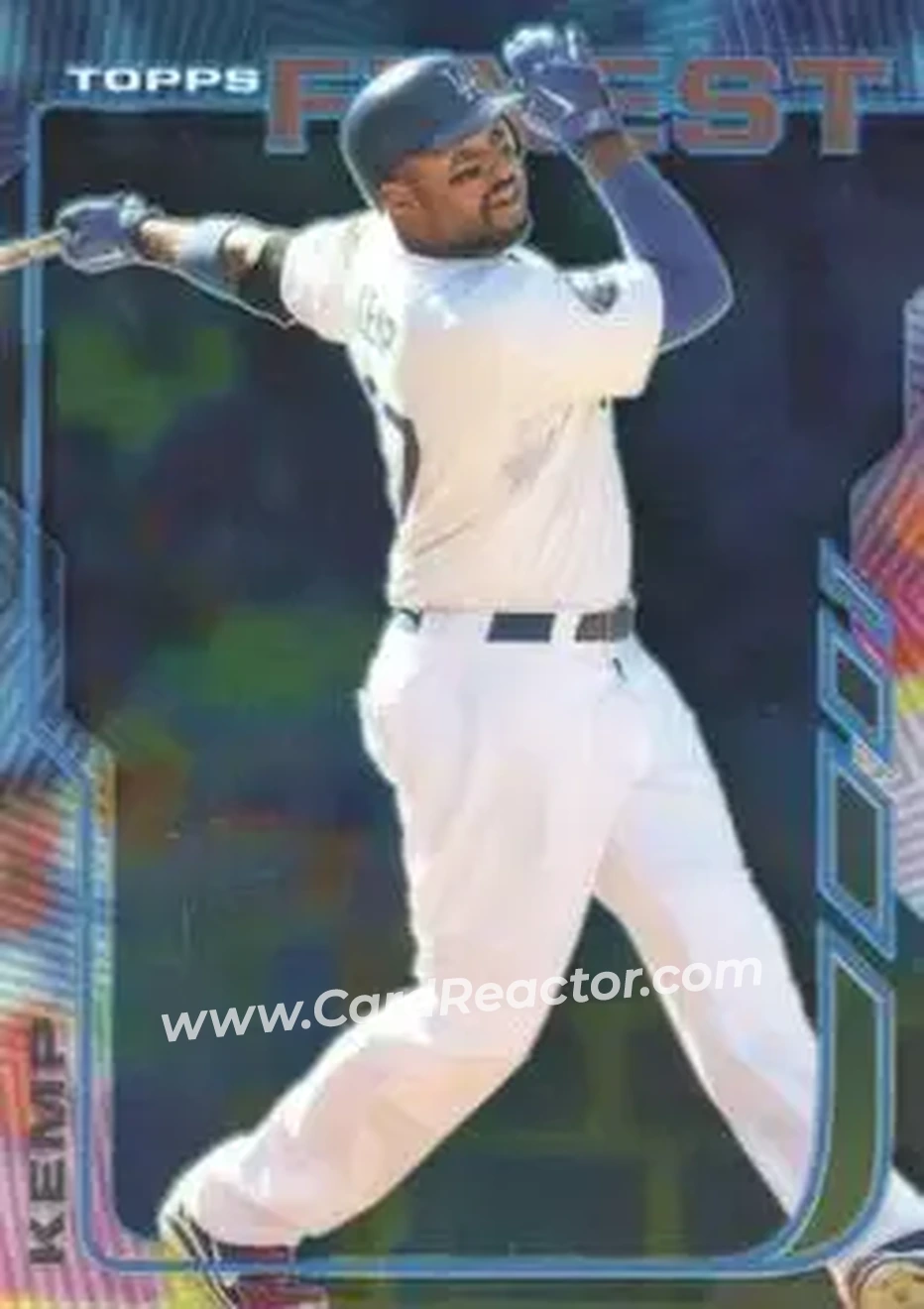 2014 Finest #9 - Matt Kemp - Los Angeles Dodgers - Front