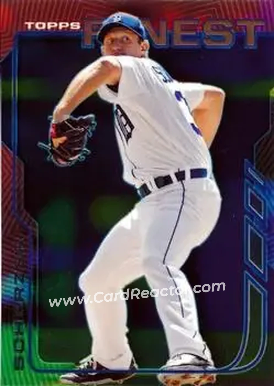 2014 Finest #11 - Max Scherzer - Detroit Tigers - Front