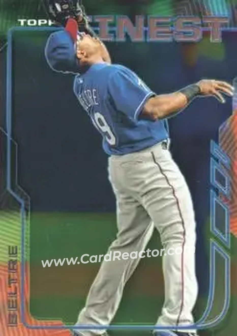 2014 Finest #13 - Adrian Beltré - Texas Rangers - Front 2014 Finest #13 - Adrian Beltré - Texas Rangers - Front