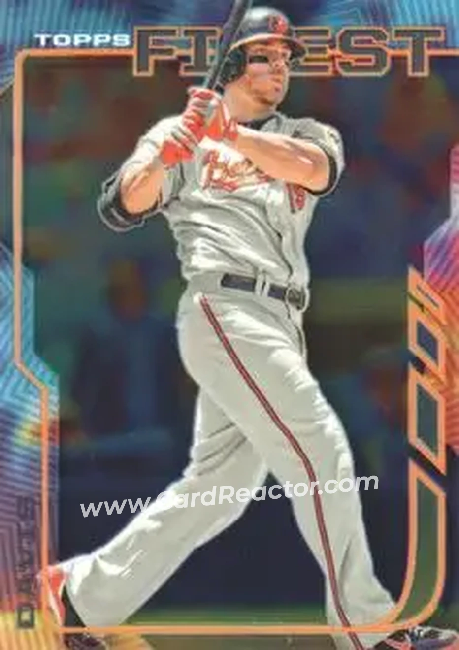 2014 Finest #18 - Chris Davis - Baltimore Orioles - Front