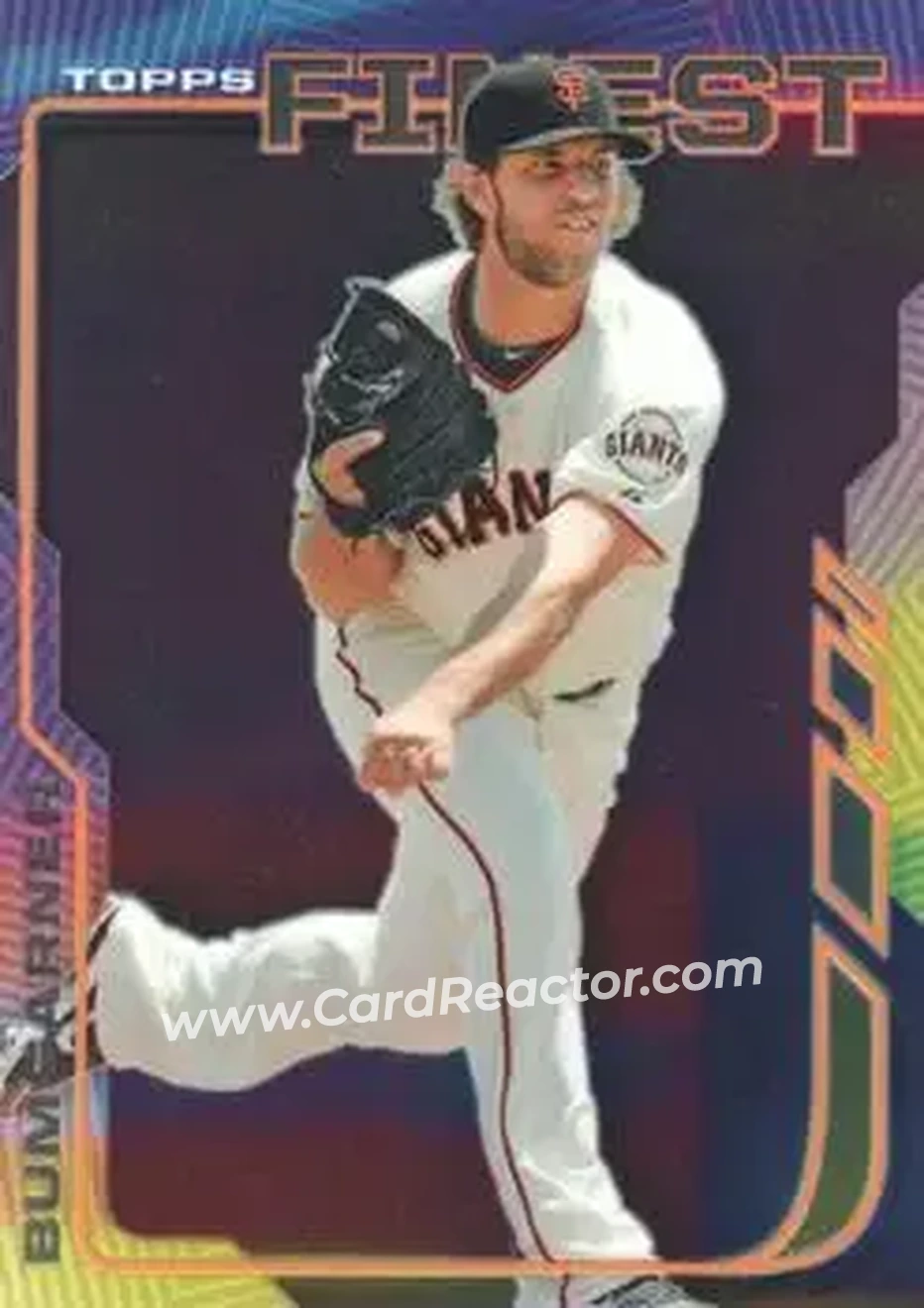 2014 Finest #19 - Madison Bumgarner - San Francisco Giants - Front