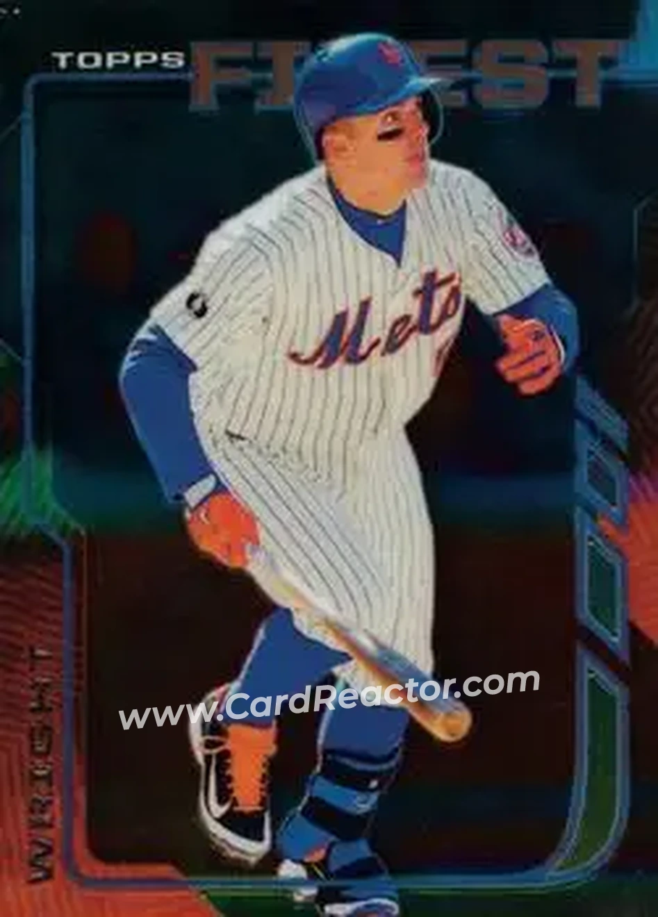 2014 Finest #27 - David Wright - New York Mets - Front