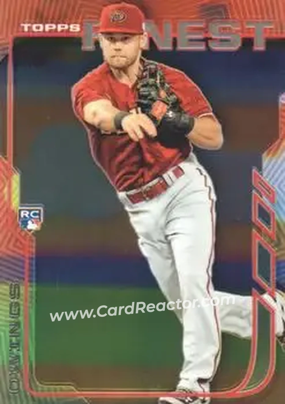 2014 Finest #28 - Chris Owings - Arizona Diamondbacks - Front
