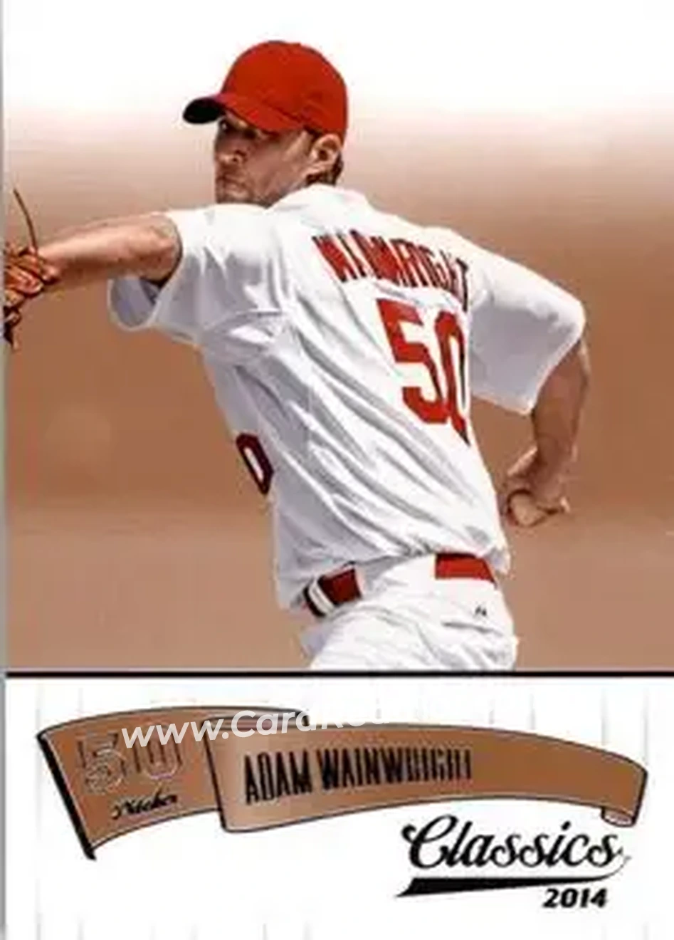 2014 Panini Classics #2 - Adam Wainwright - St. Louis Cardinals - Front