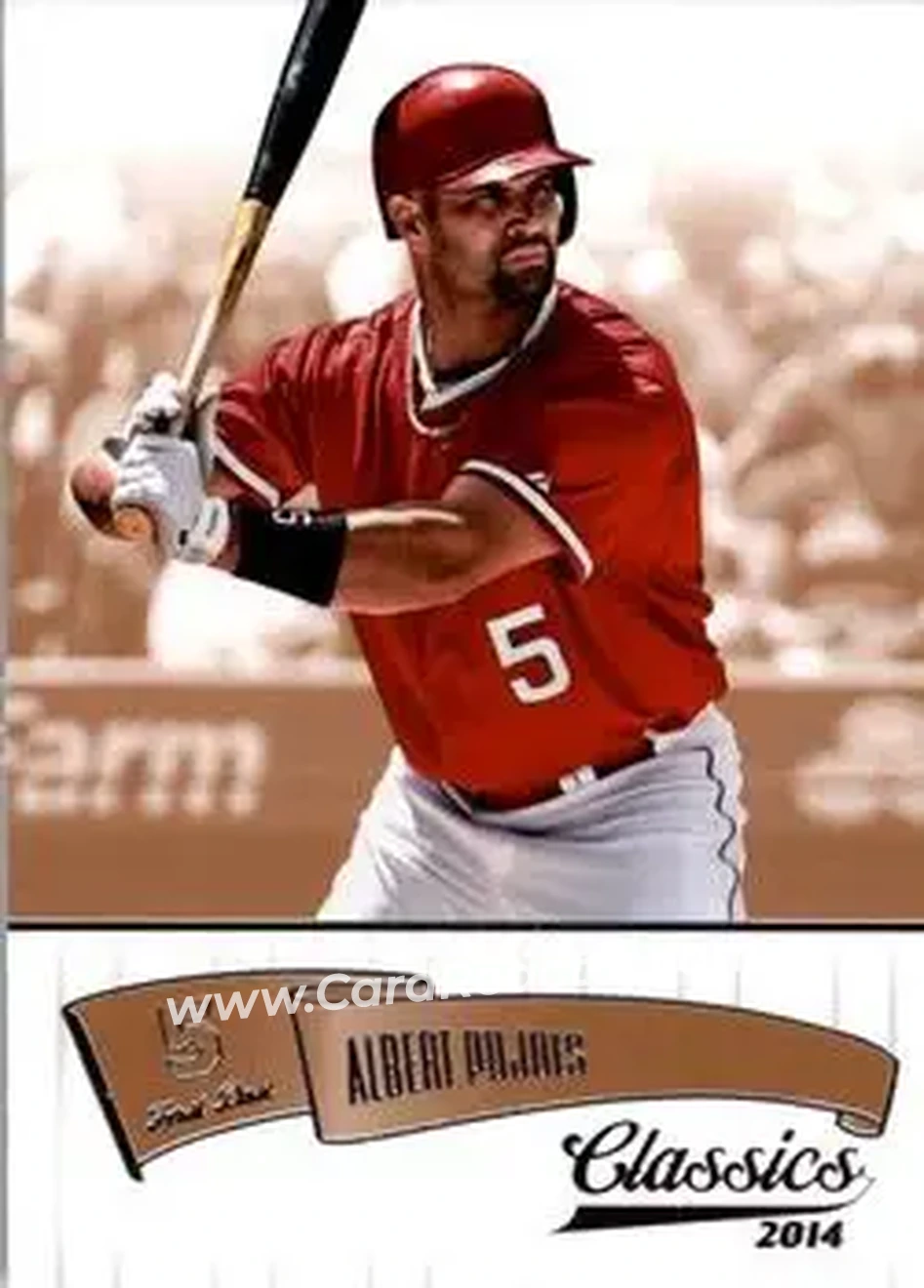 2014 Panini Classics #7 - Albert Pujols - Los Angeles Angels - Front