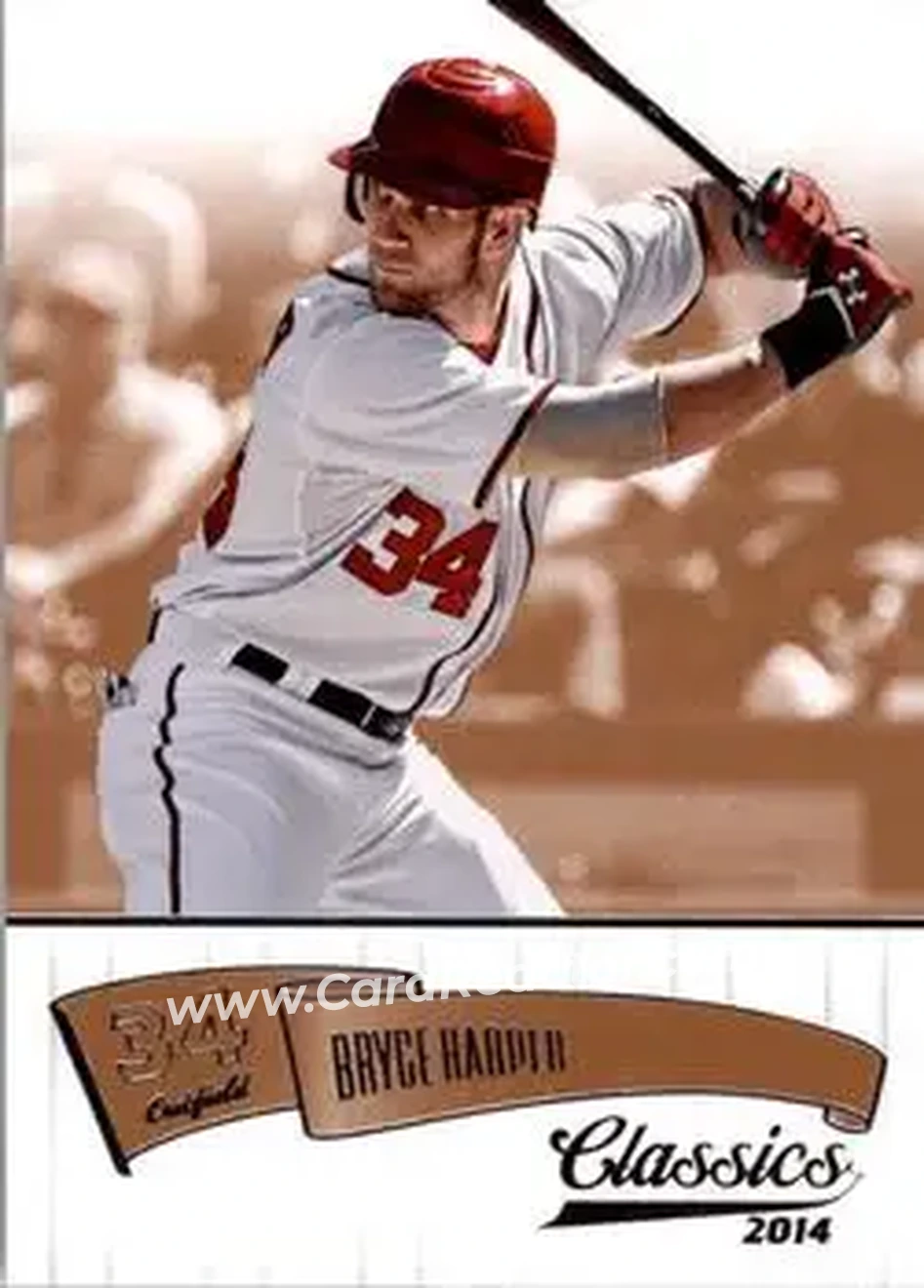 2014 Panini Classics #17 - Bryce Harper - Washington Nationals - Front 2014 Panini Classics #17 - Bryce Harper - Washington Nationals - Front