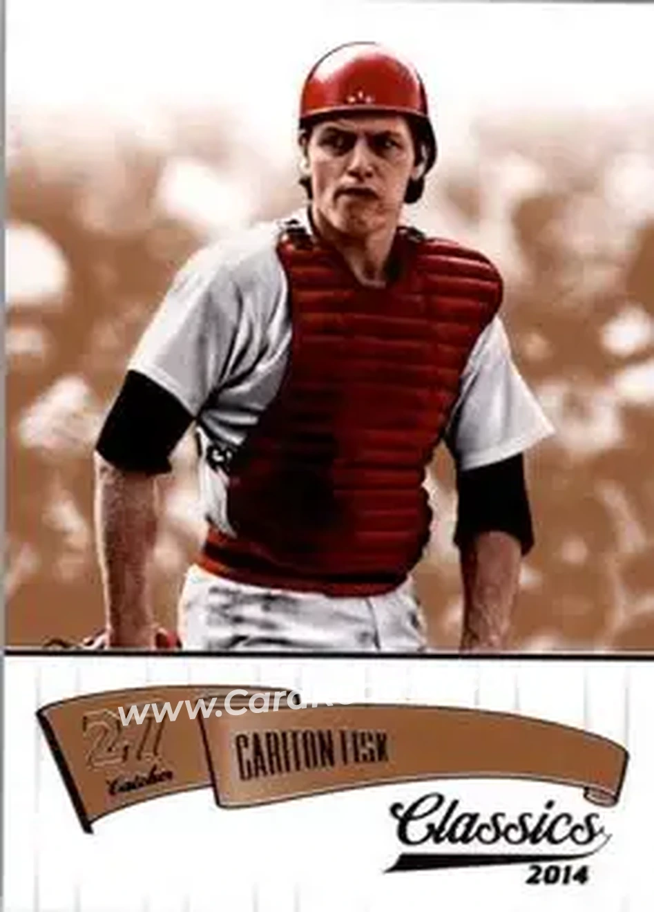 2014 Panini Classics #23 - Carlton Fisk - Boston Red Sox - Front