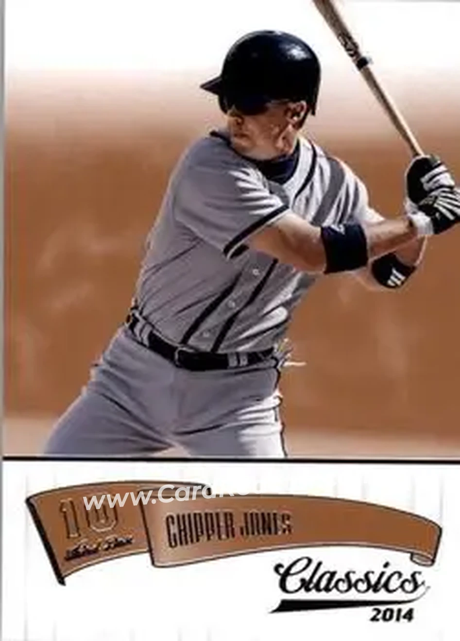 2014 Panini Classics #25 - Chipper Jones - Atlanta Braves - Front
