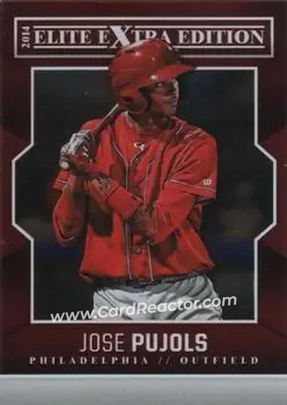 2014 Panini Elite Extra Edition #1 - Jose Pujols - Philadelphia Phillies - Front