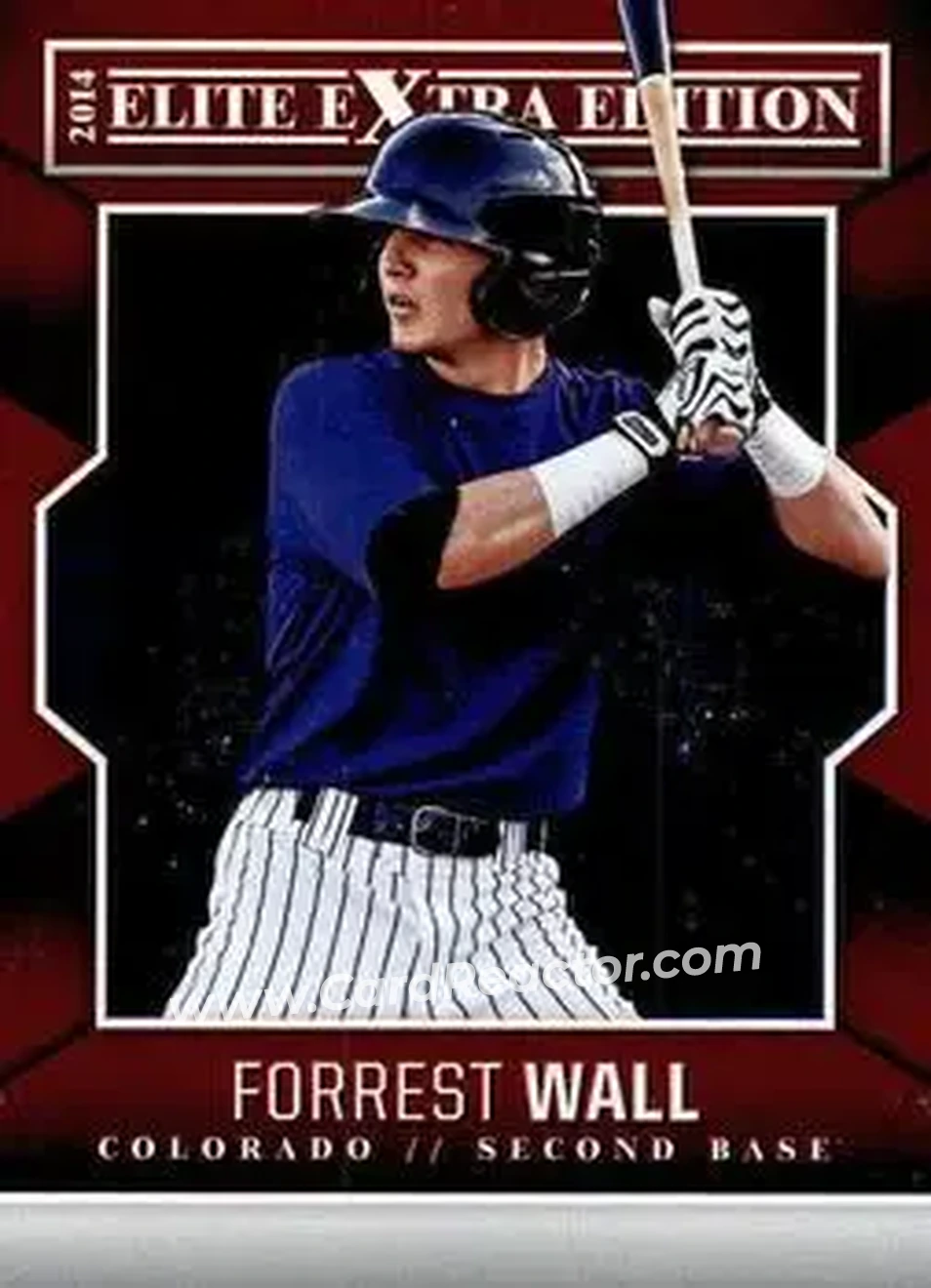 2014 Panini Elite Extra Edition #5 - Forrest Wall - Colorado Rockies - Front