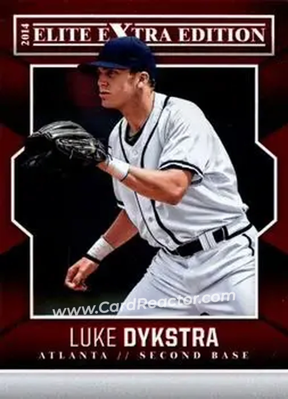2014 Panini Elite Extra Edition #8 - Luke Dykstra - Atlanta Braves - Front