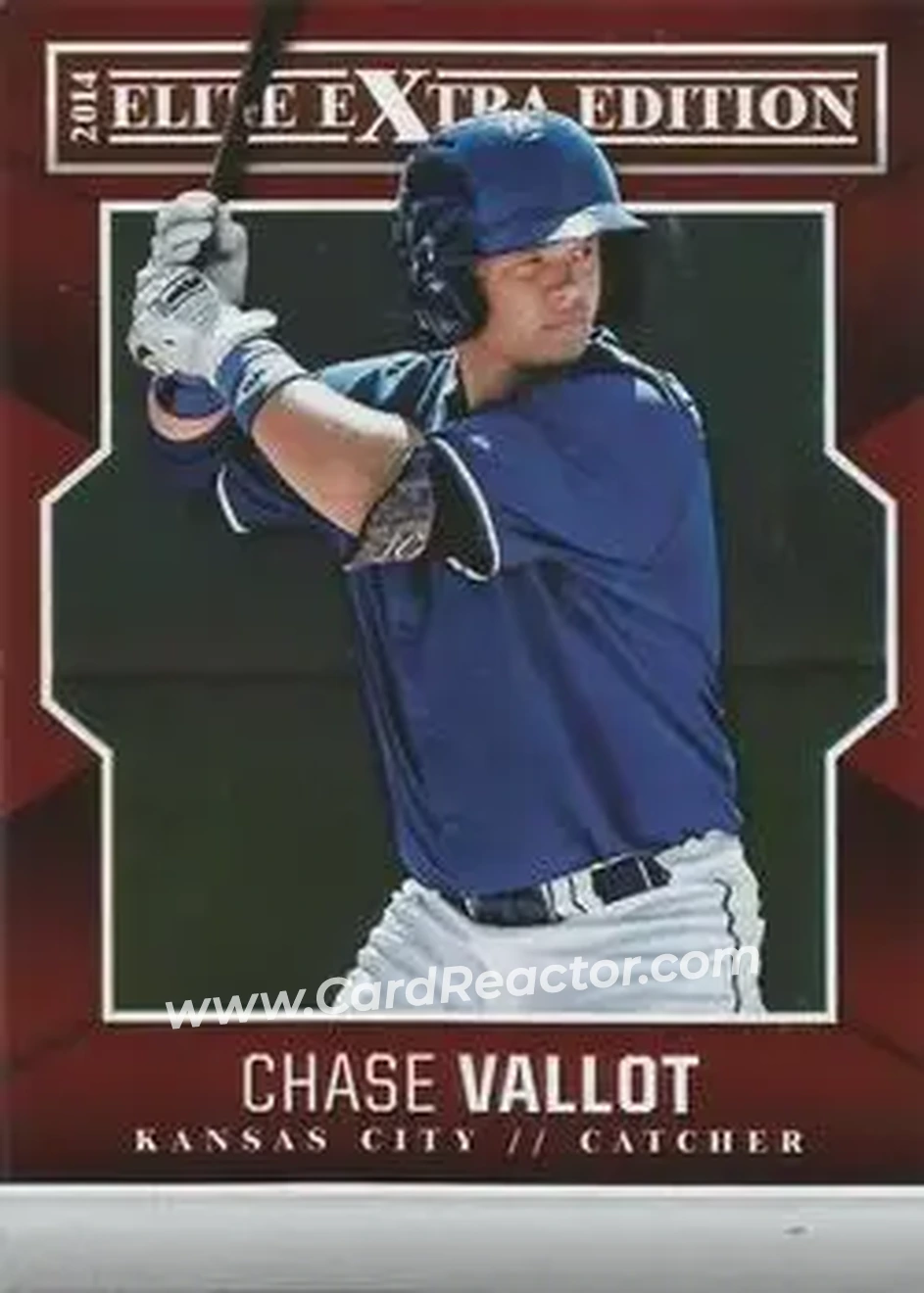 2014 Panini Elite Extra Edition #10 - Chase Vallot - Kansas City Royals
