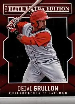 2014 Panini Elite Extra Edition #15 - Deivi Grullon - Philadelphia Phillies