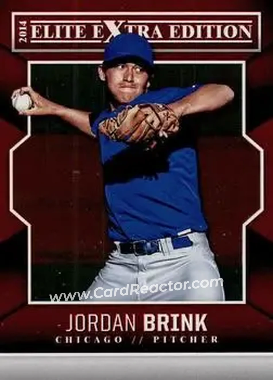 2014 Panini Elite Extra Edition #17 - Jordan Brink - Chicago Cubs - Front