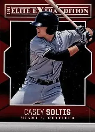 2014 Panini Elite Extra Edition #24 - Casey Soltis - Miami Marlins